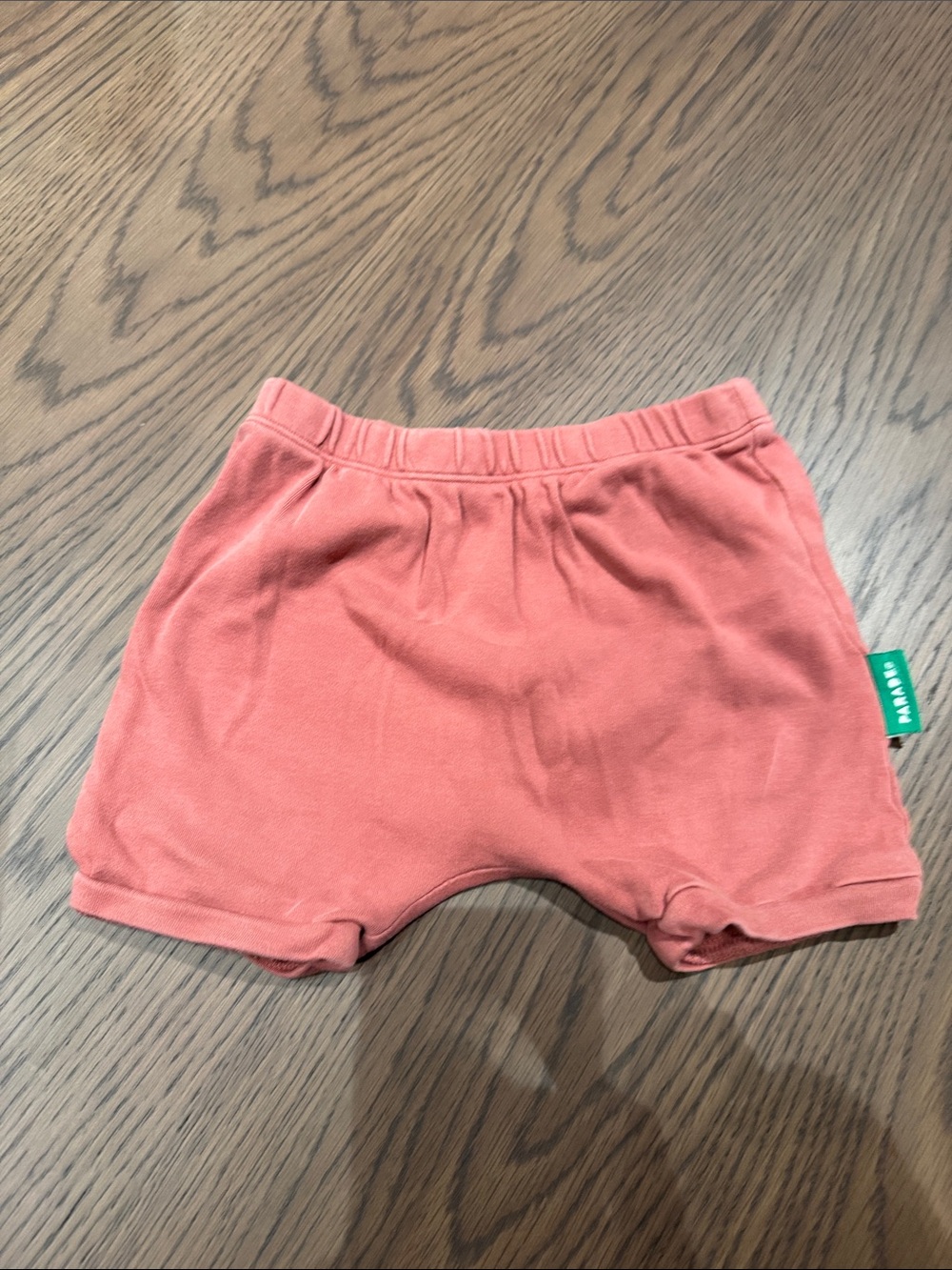 Kids Coral Pink Elastic-Waist Shorts